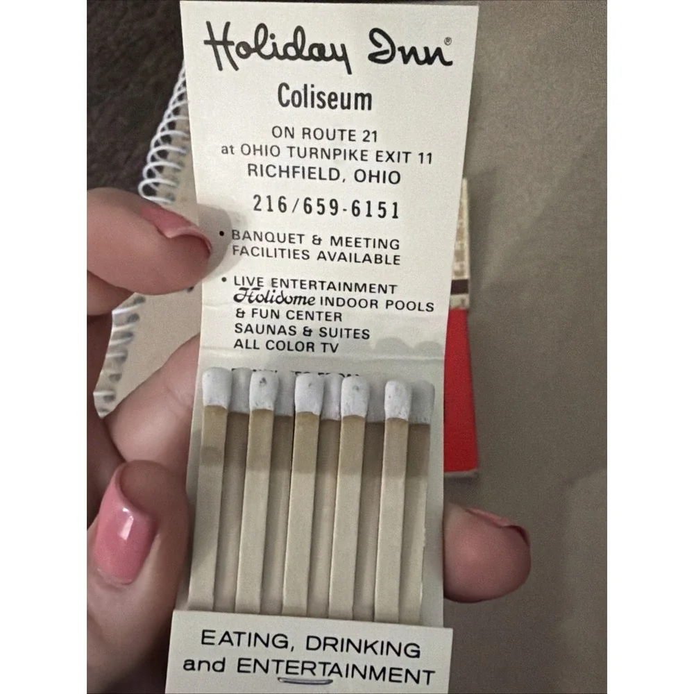 Vintage Matchbook Lot of 6 Holiday‎ Inn Hotel Matches Motel